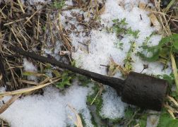 Nahaufnahme Stielhandgranate Jena