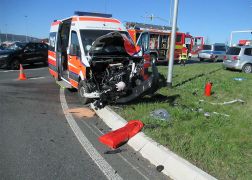 Unfall Rettungswagen In Jena 002