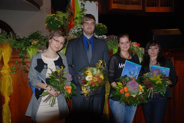 Von links: Ekaterina Kalinina, Matthias Springstein, Nadja Kreller und Tina Klaus