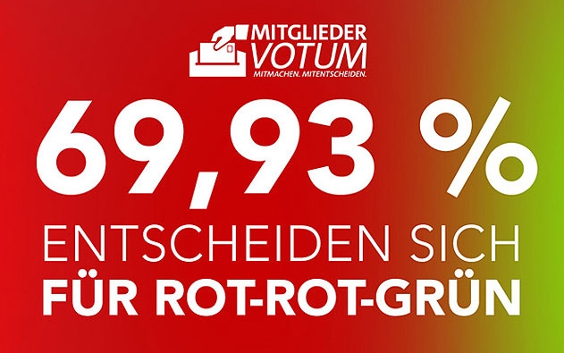 Thüringer SPD-Basis hat abgestimmt.
