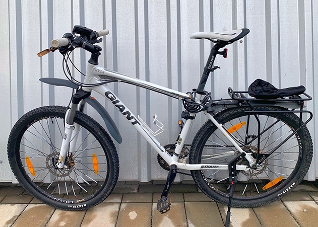 Wem gehört dieses Fahrrad? Die Polizei Jena bittet um Hinweise auf den Besitzer.