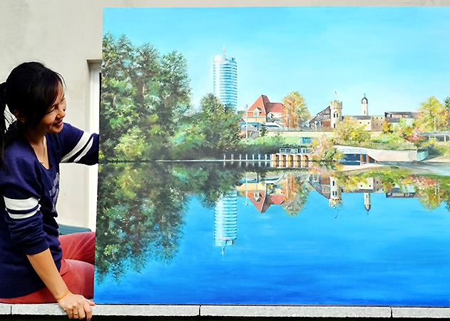 Lernen Sie, voller Freude alle grundlegende Techniken der Acrylmalerei kennen.