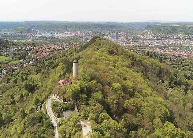 Ein Projekt aus dem finanziellen Mittelfeld der „30 für Jena“-Aktion: Die Fuchsturm Gesellschaft Jena möchte für 5.000 Euro neue Laubbäume im Naturschutzgebiet Hausberg pflanzen.