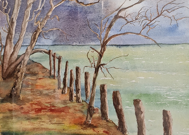 Lernen Sie, voller Freude alle grundlegende Techniken der Aquarell-Malerei kennen.