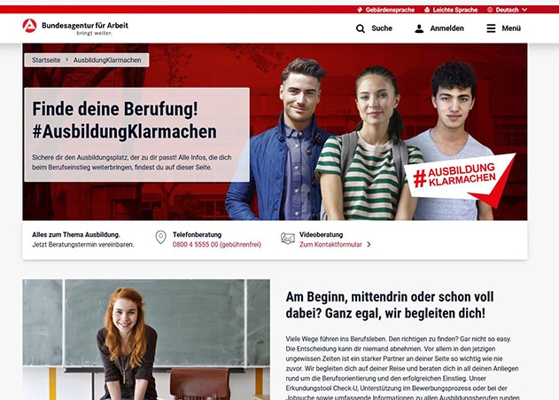 #AusbildungKlarmachen: Hier finden Jugendliche alle wichtigen Informationen und Kontakte.