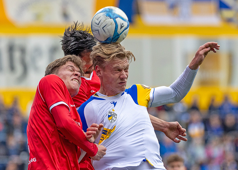 Ted Tattermusch traf in der 84. Minute zum Anschlusstreffer für die Zeiss-Elf.