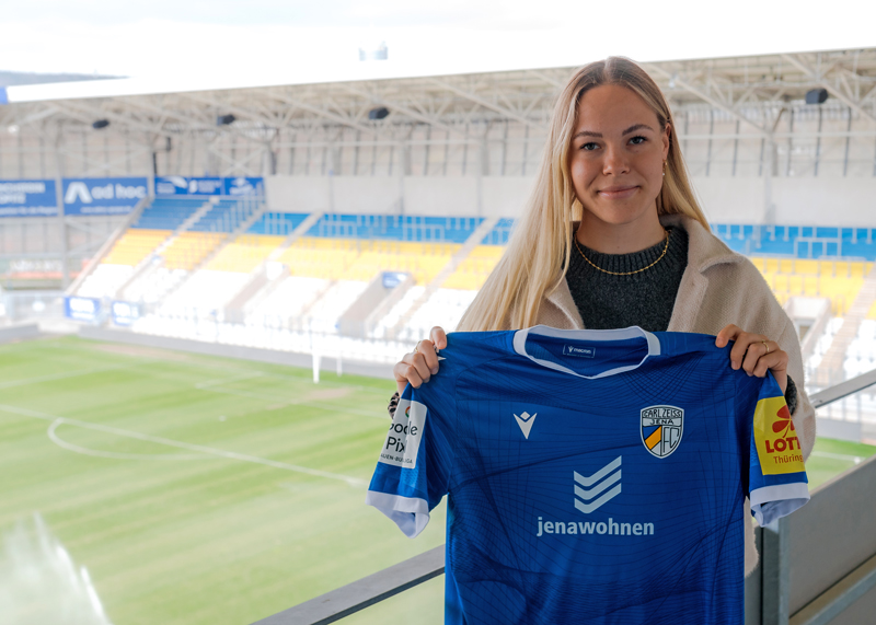 Nike Herrmann wird ab der kommenden Saison für die Frauen des FC Carl Zeiss Jena auflaufen.