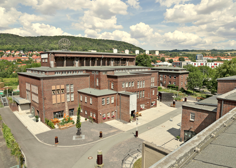 Blick auf das Areal der Imaginata im Jenaer Nordgebiet.