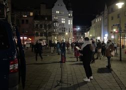 Illegaler Corona Spaziergang In Jena Aufgeloest 0006