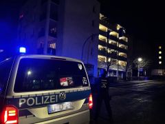 Bewaffneter Mann In Jena Winzerla 16022022 001