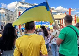 Ukrainer In Jena Feiern Unabhaengigkeitstag 00011