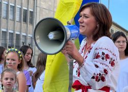 Ukrainer In Jena Feiern Unabhaengigkeitstag 00019