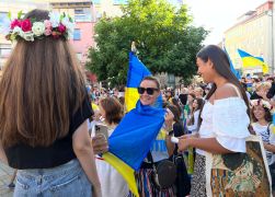 Ukrainer In Jena Feiern Unabhaengigkeitstag 00026
