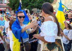 Ukrainer In Jena Feiern Unabhaengigkeitstag 00027