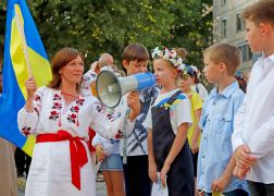 Ukrainer In Jena Feiern Unabhaengigkeitstag 00033