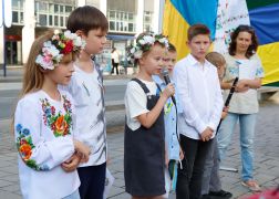 Ukrainer In Jena Feiern Unabhaengigkeitstag 00034