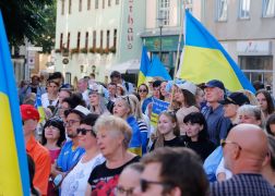 Ukrainer In Jena Feiern Unabhaengigkeitstag 00035
