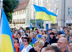 Ukrainer In Jena Feiern Unabhaengigkeitstag 00037