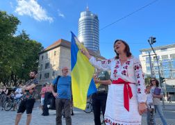 Ukrainer In Jena Feiern Unabhaengigkeitstag 0008