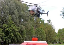 Waldbrand In Jena Feuerwehr Uebt Mit Helikopter Den Ernstfall 21