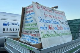 Handwerker Protest Autokorso Legt Jena Lahm 00