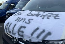 Handwerker Protest Autokorso Legt Jena Lahm 03