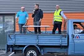 Handwerker Protest Autokorso Legt Jena Lahm 05