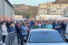 Handwerker Protest Autokorso Legt Jena Lahm 08