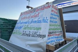 Handwerker Protest Autokorso Legt Jena Lahm 13