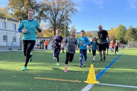 Heine Schule Jena 200 Schueler Beim UNICEF Benefiz Lauf 22