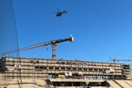 Feuerwehr Und SEK Bei Uebungen Ueber Dem Stadion In Jena 19