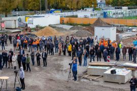 Richtfest Im Neuen Stadion In Jena Gefeiert 23