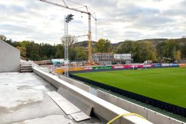 Richtfest Im Neuen Stadion In Jena Gefeiert 57