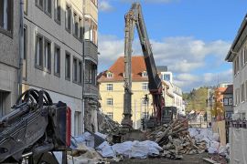 Saalstrasse In Jena Haeuserabriss In Vollem Gange 04