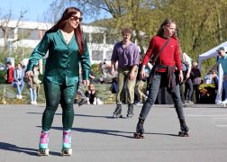 Hunderte Bei Roller Disco In Jena 14