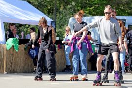 Hunderte Bei Roller Disco In Jena 22