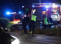 Pizza Auto Ueberschlaegt Sich In Jena 12