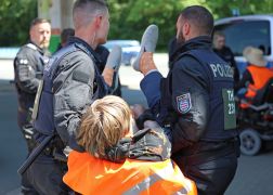 Polizei Beendet Klima Protest In Jena 11