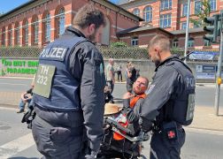 Polizei Beendet Klima Protest In Jena 13