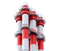 Klima Aktivisten Besetzen Kraftwerk Schornsteine In Jena 13