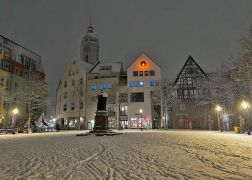Winterlicher Samstagabend In Jena 2023 01