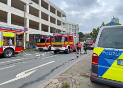 Feueralarm In Jena Rauchwolke Ueber Inselplatz Baustelle 00