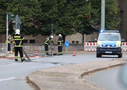 Feueralarm In Jena Rauchwolke Ueber Inselplatz Baustelle 07