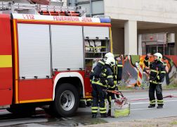 Feueralarm In Jena Rauchwolke Ueber Inselplatz Baustelle 11
