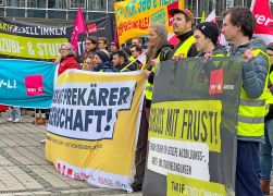 Hochschul Mitarbeiter Protestieren In Jena 00