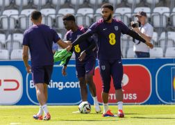 EM 2024 England Trainierte In Jena 17