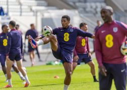 EM 2024 England Trainierte In Jena 26