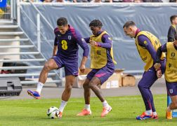 EM 2024 England Trainierte In Jena 29