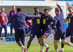 EM 2024 England Trainierte In Jena 32