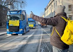 Protestwelle Geht Weiter Lastwagen Demo Zog Durch Jena 03